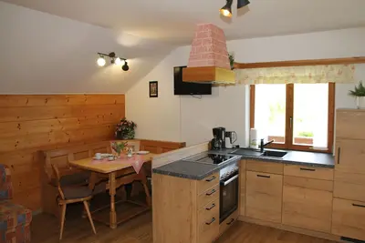 Image de Ferienwohnung Sulzberg, bis 4 Personen, 55 m², 2. Etage, 2 sep. Schlafzimmer