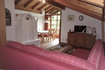 Image de Ferienwohnung (93qm), 3 Schlafzimmer, Wohnzimmer, Küche, Bad/Dusche/Wc, Kachelofen, 2 Balkone