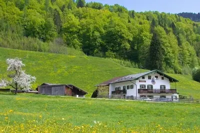 Image de Ferienwohnung Berchtesgaden, 1-2 Personen, 55 qm, Dusche/Wc, Terrasse, Tv, 1 Schlafzimmer, Nichtraucher