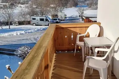 Image de Ferienwohnungen 40 m², 2-4 Personen, Wohnzimmer, Schlafzimmer, Du/Wc, Balkon, Tv