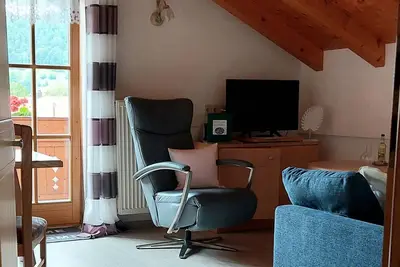 Image de Ferienwohnung, 1-3 Personen, 40 qm. , 1 Schlafzimmer, separate Küche, Kabel-Tv, Balkon, Wlan,