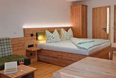 Image de Untersberg, 1-4 Personen, ca. 50 qm, 1 Schlafzimmer 2x Dusche/Wc, Wohnschlafraum, Küche, Balkon