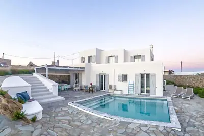 Image de Villa Unique avec Vue sur la Mer à Mykonos