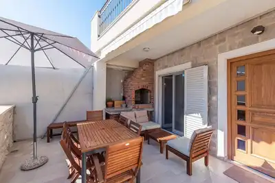 Image de Maison de vacances avec climatisation et balcon