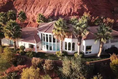 Image de Famille Adams \"Red Hill White House\" Grand Retreat 180 ° Vue peut accueillir 24