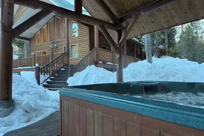 Image de Huckleberry Lodge 20min À Pierre Jaune Pick Up Trash Uphot Tub Satellite Tv Wifi Grill Bbq Gratuit