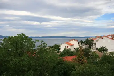 Image de Appartement d'une chambre avec le balcon et la vue sur le mer Novi Vinodolski (A-5514-a)
