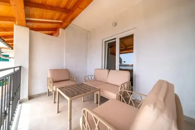 Appartement d'une chambre prés de la plage Barbat, Rab (A-14512-d)