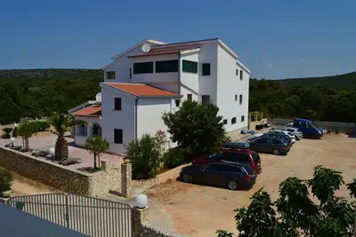 Image de Appartement d'une chambre avec le balcon Baie Ljubljeva, Trogir (A-14314-c)
