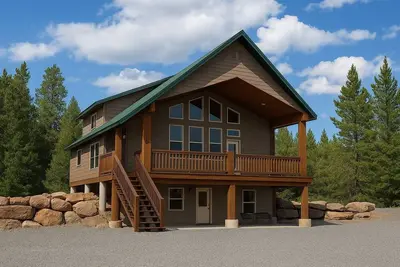 Image de Tanglewood Lodge Hot Tub Free Wifi Bbq Grill Fire Pit 35min To Ynp Bball & Volley Ball Courts