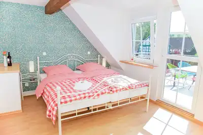 Image de Cottage dans Rinnetal: duplex Rapunzel avec balcon orienté plein sud