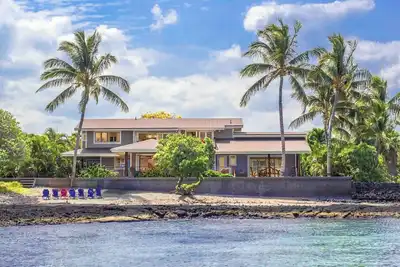 Image de Villa de luxe sur la plage de Puako avec Guest House Ă Puako