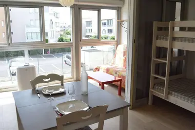 Image de Appartement 2 pièces cabine, piscine, tennis, proche plage Richelieu, Cap d’Agde, 6 personnes