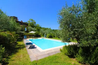 Image de Maison de vacances privée avec climatisation, Wifi, piscine privée, Tv, parking, près de Arezzo