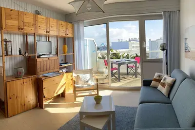 Image de La Baule, studio avec terrasse à deux pas de la plage!