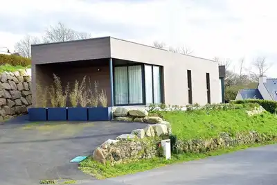 Image de Maison neuve à Trégastel avec Wifi, terrasse en bois et classée 3 étoiles, près des plages