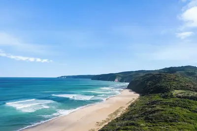 Image de Glen View Cottage surplombant la plage Johanna