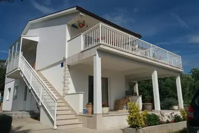 Image de Appartement de deux chambres avec la terrasse et la vue sur le mer Viganj, Peljesac (A-13241-a)