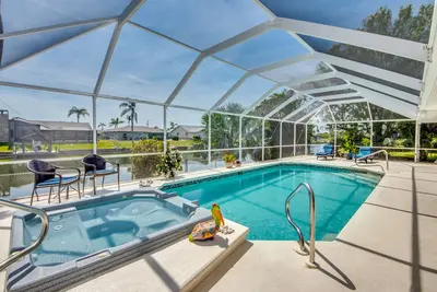 Image de Détendez-vous et profitez du plein air avec piscine chauffée et jacuzzi - Canal d'eau douce - Wifi