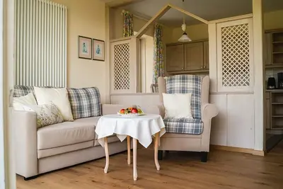 Image de Appartement avec balcon et vue sur le jardin