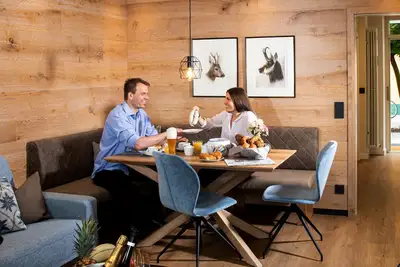 Image de Maisonnette (62 m²) avec cuisine séparée au milieu du vieux Hofmark dans le triangle de spa