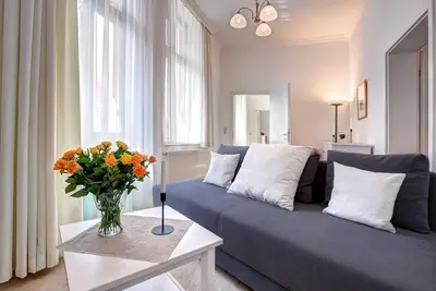 Image de Villa Ostseewarte Whg. 6, Terrasse - Villa Ostseewarte, Beach Na, Part. Vue Sur Le Lac, Ascenseur