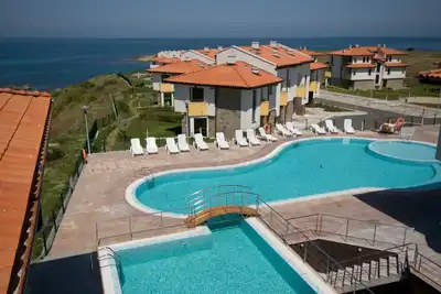 Image de Chambre Double 1 dans un hôtel calme avec vue sur la mer
