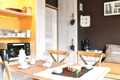 Image de Studio cosy au pied des pistes à Méribel – Balcon, Tv, animaux acceptés, ski à 100 m!