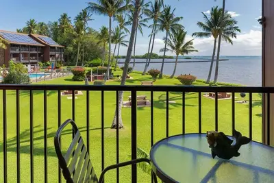 Image de Style haut de gamme! Cuisine ouverte, ventilateurs de plafond, écran plat + Vo Lanai – Molokai Shores 205