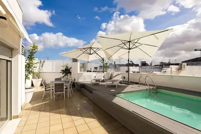 Image de Cervantes Terrasse. 2 chambres, terrasse et piscine privée