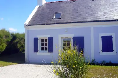 Image de Élégante maison neuve à 1 km de la plage et côte sauvage, jardin, calme, tout confort