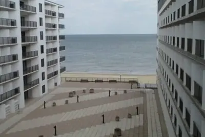 Image de Linge Et ACTIVITÉS Quotidiennes Inclus *! . Bord De Mer \/ Immeuble Avec Une Piscine Sur Le Toit Légère et lumineuse, idéale pour passer d'agréables vacances à la plage. Une des quelques unités de 3 chambres offertes au Henlopen
