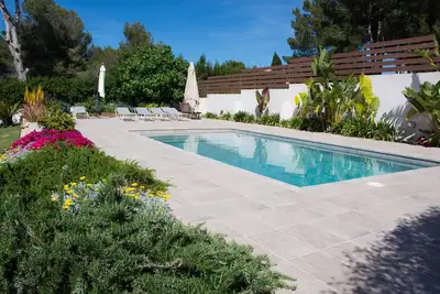 Image de Belle villa à Majorque, Santa Ponsa. Lumineux et ensoleillé toute la journée.