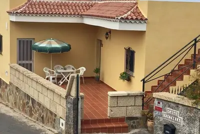 Image de Maison avec grande terrasse, avec vue sur le Teide et La Gomera.