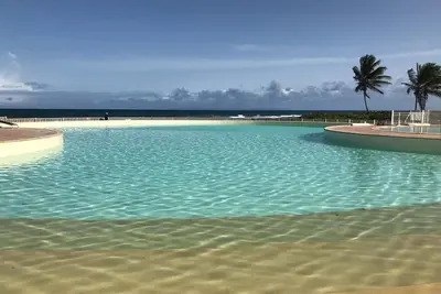 LeLagon Vue Mer Pieds dans l'eau Anse Des Rochers Balisier App123