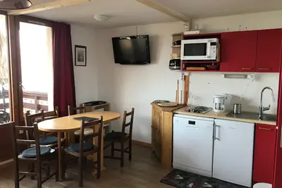 Image de Studio chaleureux à Vallandry, 4 pers. , proche pistes et commerces, animaux admis