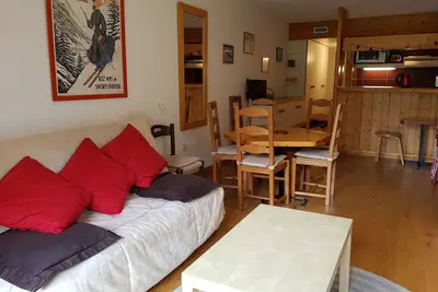 Image de Charmant 2 pièces 6 pers à Arc 2000 avec balcon et lave-linge