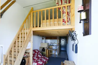 Image de Studio 3 pers, balcon, proche pistes et commerces, animaux acceptés