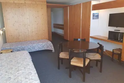 Image de Studio 4 pers, ski aux pieds, proche commerces, balcon sud, Arc 1600