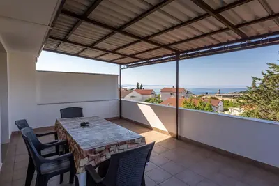 Superbe appartement de 2 chambres à Krk
