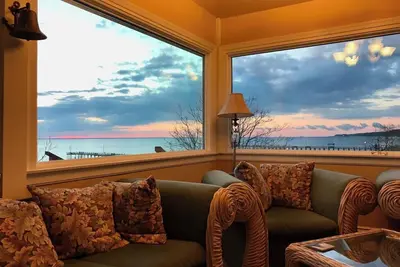 Image de 5 * Hm spacieux, vues à couper le souffle, 450 jetée, kayaks, fossiles, plage privée