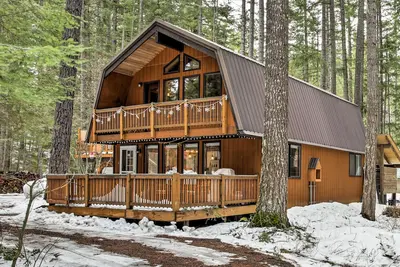 Image de Chalet de montagne avec bain à remous privé près du lac Cle Elum