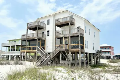 Image de Bar Harbor East - Spacieux 6br Gulf Front Duplex Home, pour 16 personnes