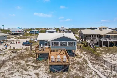 Image de Cabana - Mignon 2 Br Gulf Front Home avec une immense terrasse pour bronzer dans Cabana Beach Estates, pour 6 personnes