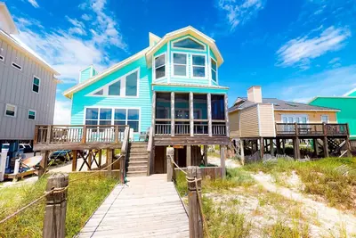 Image de Dream a répondu - récemment rénové Belle 4 Br Gulf Front Accueil, 11 personnes
