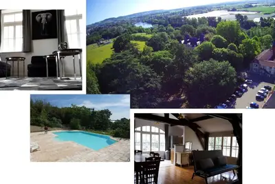 Image de Gîte T4 avec terrasse (3 lits doubles) avec accès Piscine, Jeux. . .