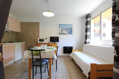 Image de Studio cosy avec balcon, proche des pistes et du centre de Briançon, pour 2-4 personnes