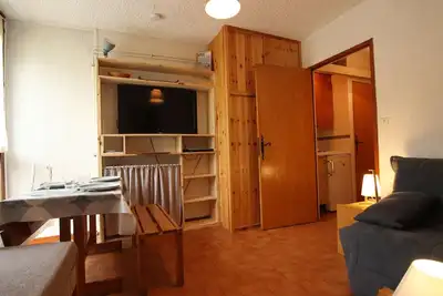 Image de Studio cosy pour 2 à Chantemerle, Serre-Chevalier - Tout équipé, Tv, Wifi et options confort