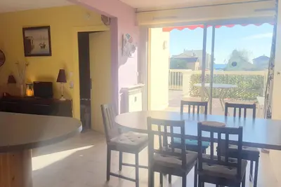 Image de Carnon Vue sur mer, bel appartement climatisé 50 m2 + terrasse 25m2 sur jardin