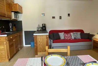 Image de Studio 4 pers, pied de pistes à Chantemerle, Wi-Fi, proche commerces